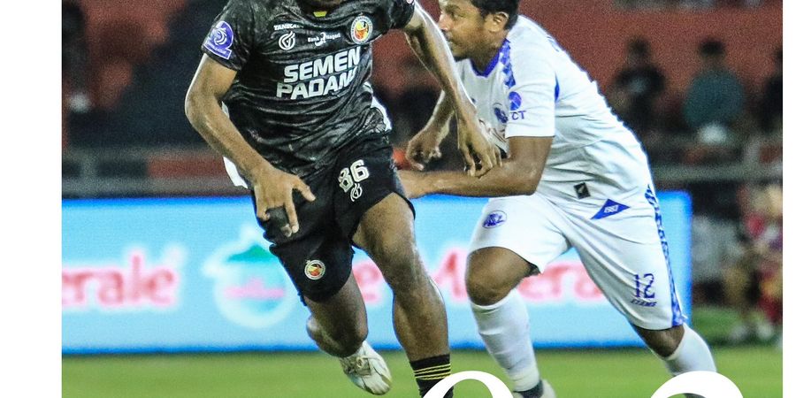 Hasil Super League - Semen Padang Belum Menang 6 Kali, Terbaru Dikalahkan Arema FC