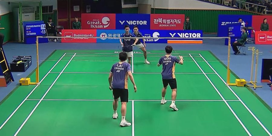 Hasil Korea Masters 2025 - Erwiansyah/Marvino Jaga Asa Perang Saudara, Marcellyno Lengkapi Slot Tunggal Putra