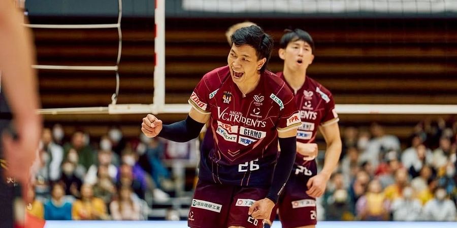 Hasil Liga Voli Jepang - Aksi Minimalis Farhan Halim, VC Nagano Tridents Jebol dengan Kekalahan Tipis