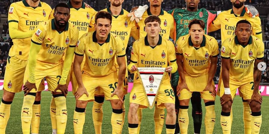 Hasil Coppa Italia - Pemain-pemain Cadangan Jadi Starter, AC Milan Masuk Kotak