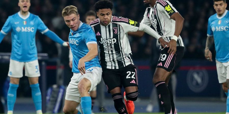 Hasil Liga Italia - Rasmus Hojlund Buka Puasa 2 Bulan Langsung 2 Gol, Napoli Gebuk Juventus