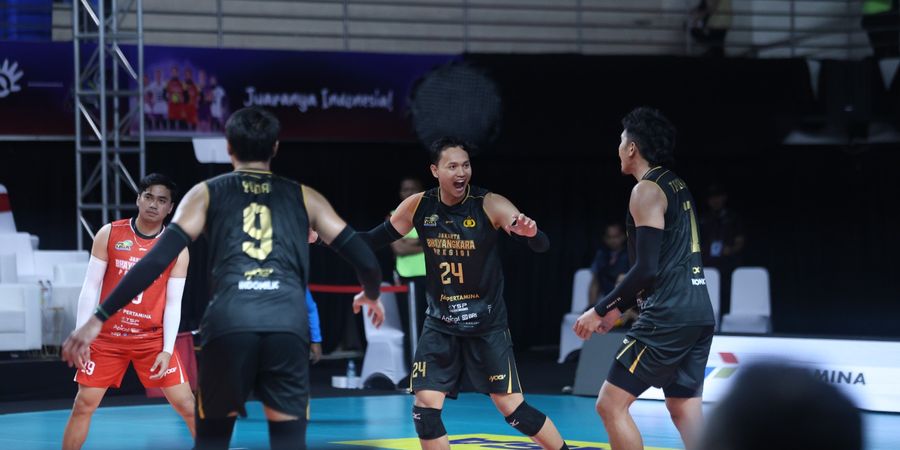 Hasil Final Four Proliga 2026 - Gengsi Juara Bertahan Bhayangkara Presisi Terjaga, Surabaya Samator Digebuk Pakai Skor Telak