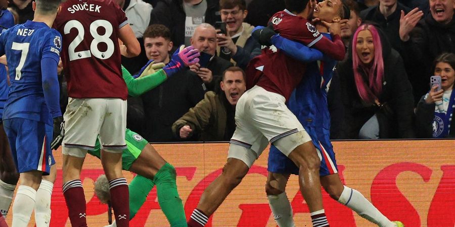 Chelsea dan West Ham Kena Sanksi imbas Ricuh di Stamford Bridge, The Blues Paling Apes!