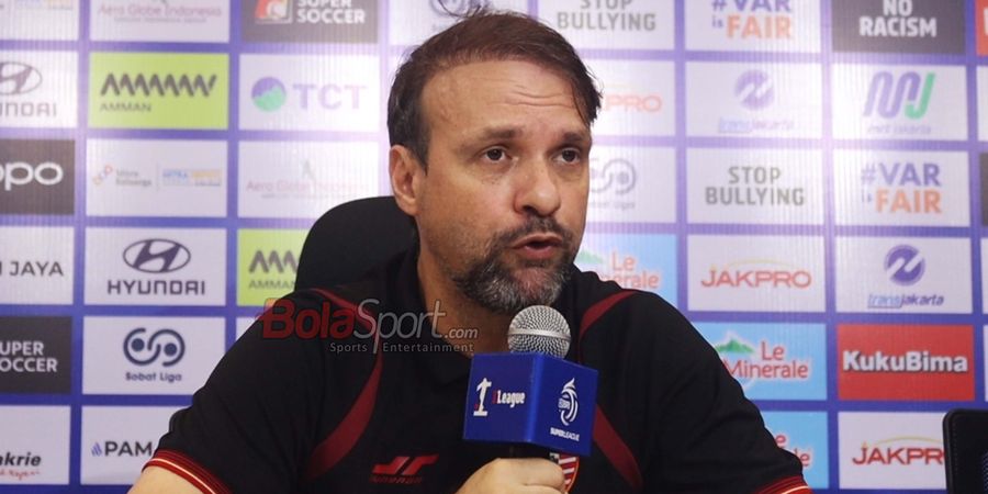 Alasan Mauricio Souza Usai Persija Kalah Dramatis dari Bhayangkara FC