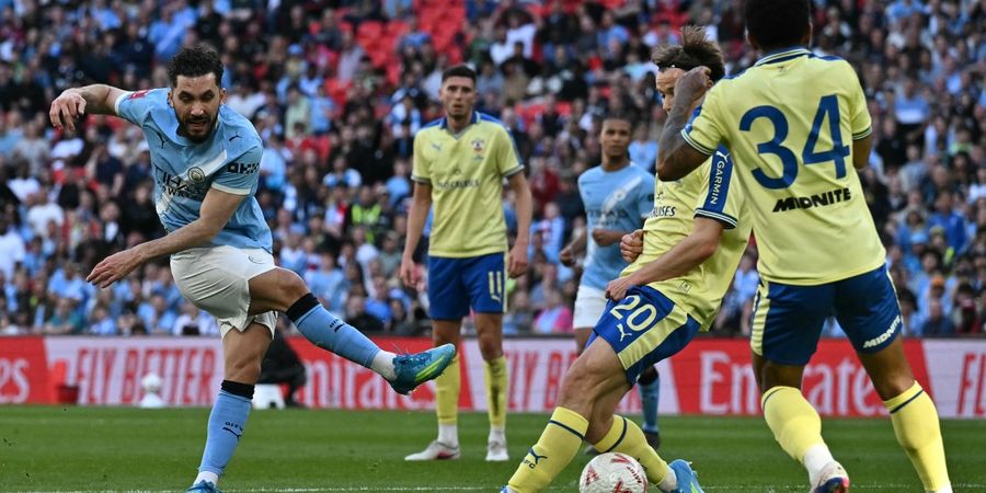 Hasil Piala FA - Parade Gol Roket Warnai Comeback Man City, Pep Guardiola Antar The Citizens Empat Kali Beruntun ke Final
