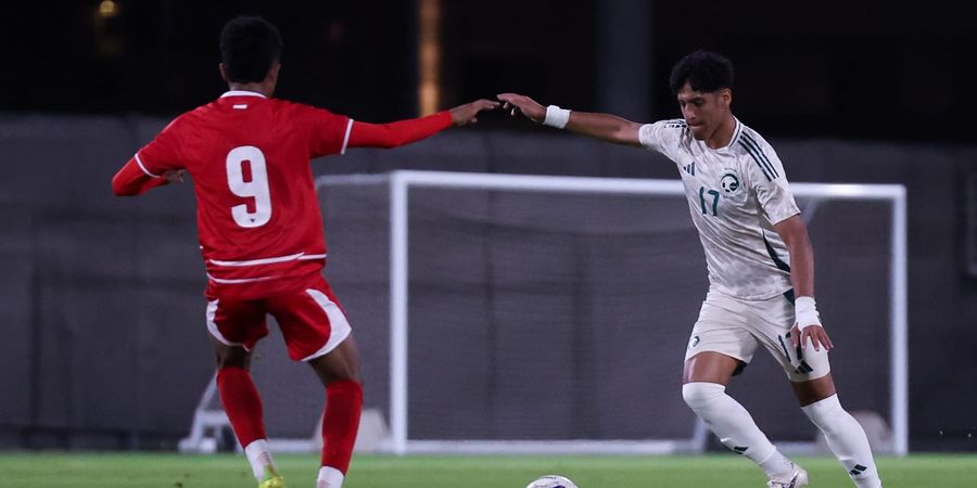 Hasil Uji Coba - Timnas U-17 Indonesia Kalah Tipis dari Arab Saudi Jelang Piala Asia U-17 2026