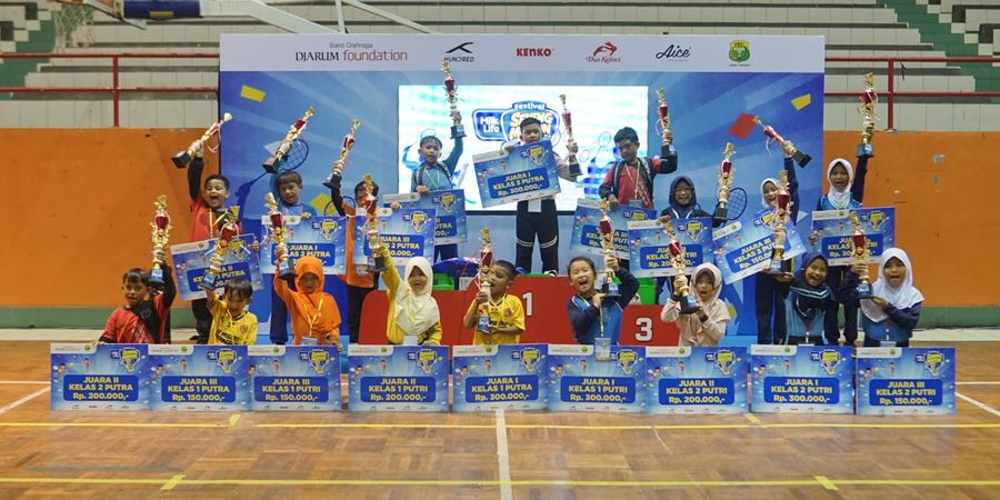 480 Siswa Ramaikan MilkLife SenengMinton yang Digelar di Purwokerto