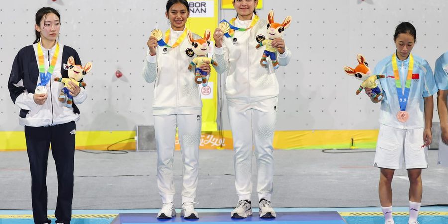 Panjat Tebing Indonesia Hobi Raih Medali Emas, Desak dan Kadek Bersinar di Asian Beach Games 2026