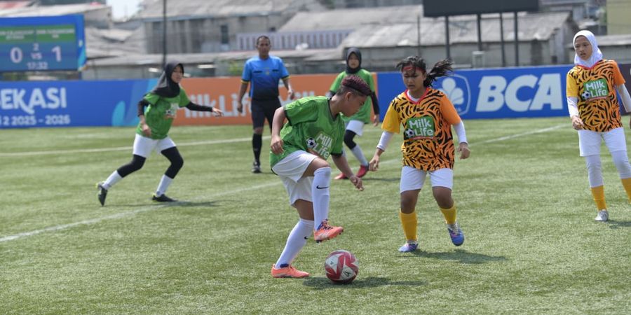 Ribuan Peserta Ramaikan Persaingan MLSC Bekasi Seri 2 2025-2026, Bukti Geliat Sepak Bola Putri Meningkat