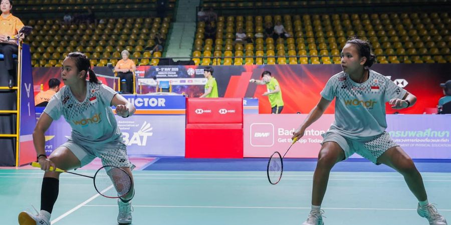 Hasil Thailand Open 2026 - Syahira/Rinjani Tumpas Ganda Putri China, Tiket Perempat Final Digenggam
