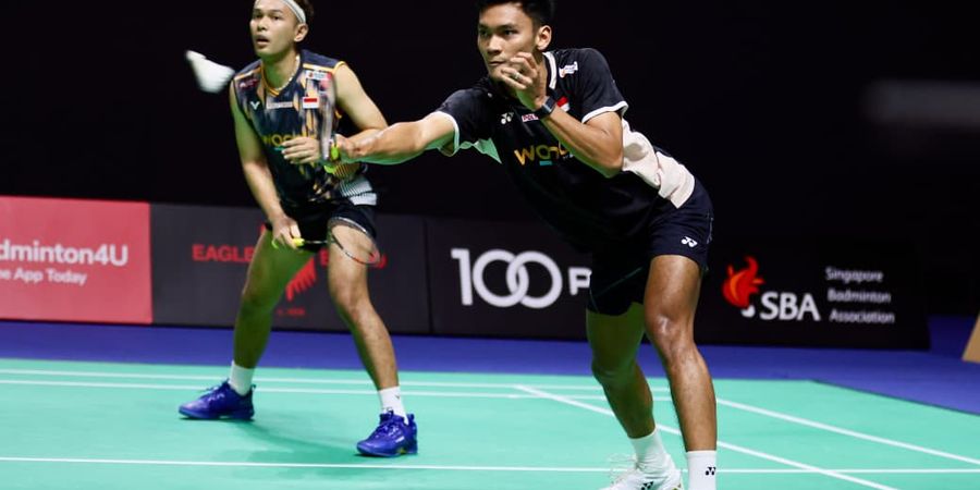 Hasil Singapore Open 2026 - Ibarat Salah Pilih Lawan, Fajar/Fikri Lumpuhkan Pasangan yang Baru Juara untuk ke 8 Besar