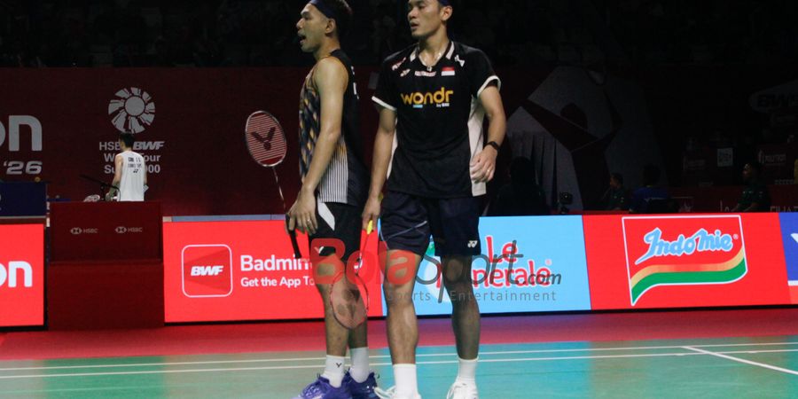 Indonesia Open 2026 - Baru Naik ke Ranking 2 Dunia tapi&nbsp;Langsung Tumbang, Fajar Akui Ini Penampilan Terburuknya bersama Fikri
