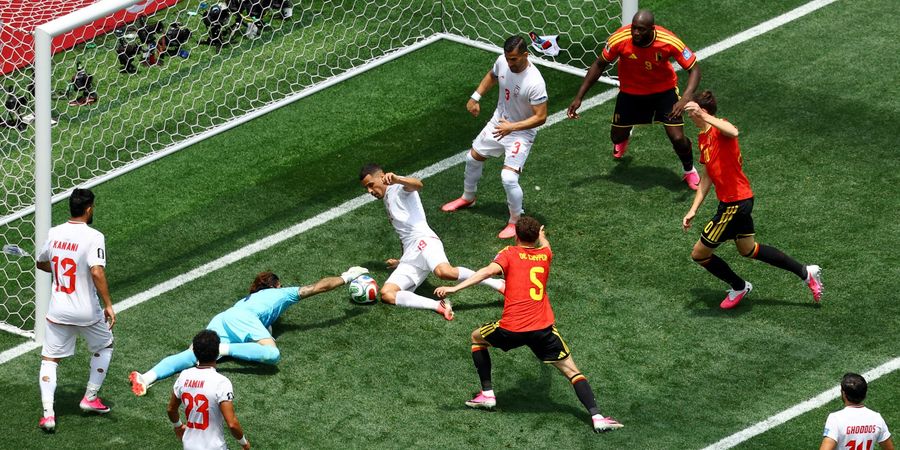 Hasil Piala Dunia 2026 - Diwarnai Kartu Merah dan Gol Dianulir, Belgia Ditahan Imbang Iran