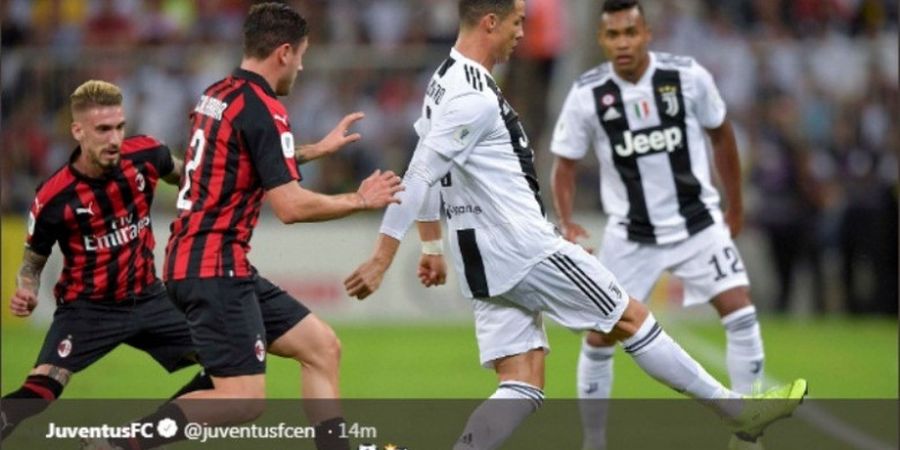 Cristiano Ronaldo Gagal Bikin Gol Salto, Juventus Tertahan oleh AC Milan