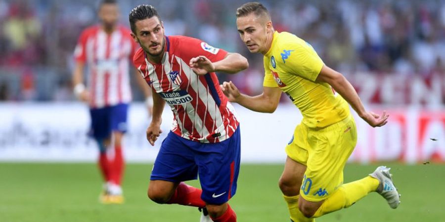 Atletico Madrid Vs FC Barcelona - Koke Mengeksekusi Bola Mati Berarti Bencana