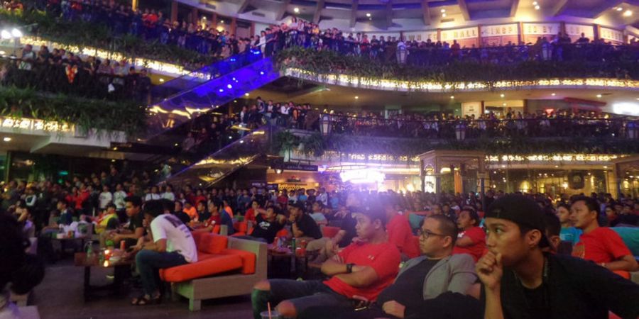 Kemeriahan Nonton Bareng Final UCL antara Real Madrid dan Liverpool di Lippo Mall Kemang