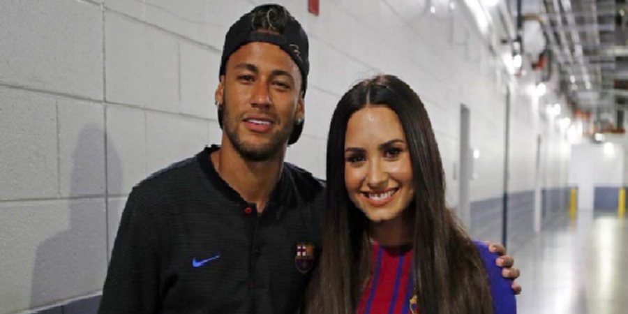 Pasca Putus dari Bruna Marquezine, Beredar Rumor Kedekatan Neymar Jr dengan Demi Lovato