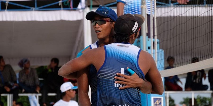 Jadi Wakil Tunggal Indonesia, Candra/Ashfiya Melaju ke Final Kejuaraan Voli Pantai Asia Pasifik di Palembang