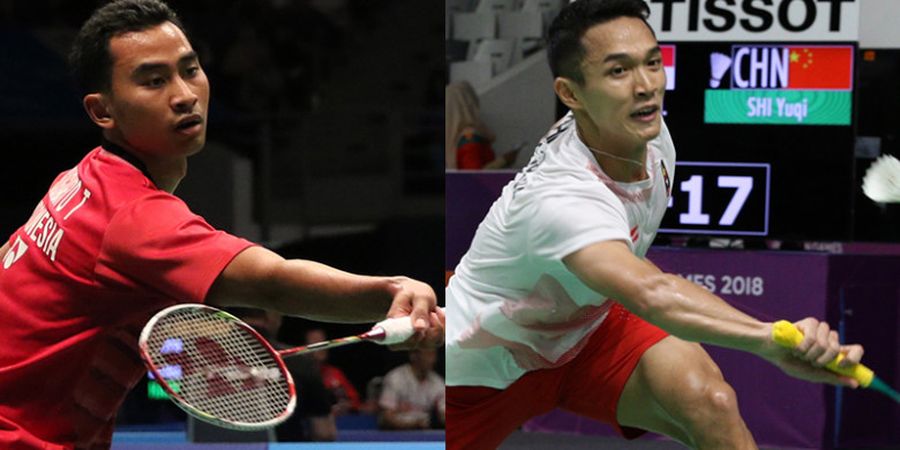 Link Live Streaming Korea Open 2018 - Tommy Sugiarto dan Jonatan Christie Berebut Tiket Final