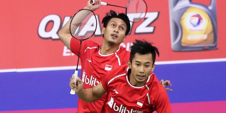 BWF World Championships  2017 - Mohammad Ahsan/Rian Agung Saputro Gagal Juara Dunia