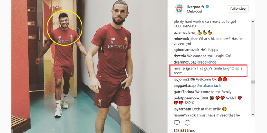 Senyum Pemain Baru Liverpool Ini Tuai Komentar dari Warganet, Apa Kata Mereka?