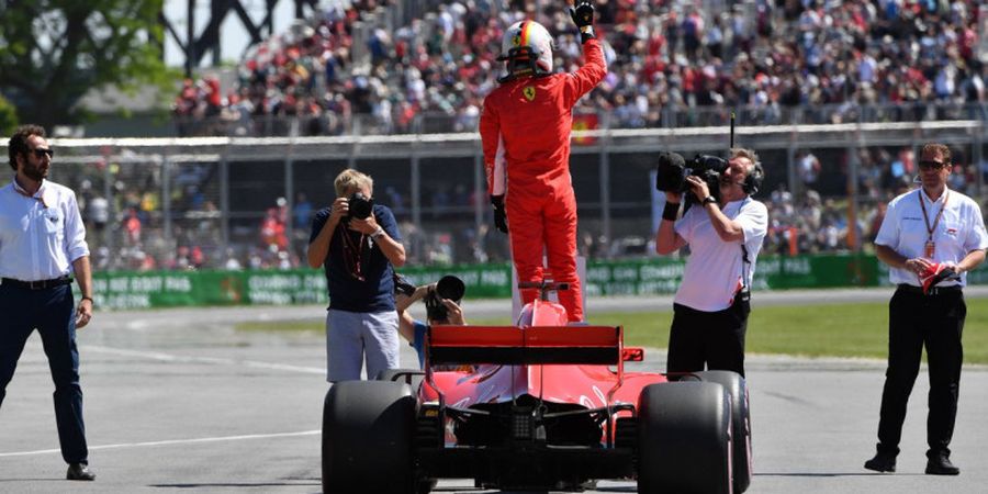 Sukses Menangi F1 GP Canada 2018, Sebastian Vettel Memilih Tidak Jemawa