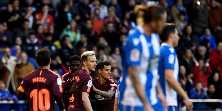 La Coruna Vs Barcelona - Lionel Messi Dkk 45 Menit Lagi Menuju Juara Liga Spanyol