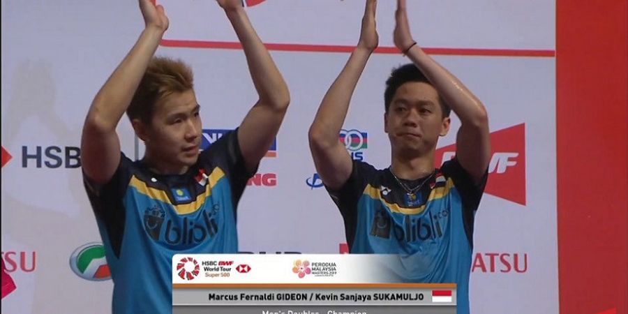 Hasil Lengkap Final Malaysia Masters 2019 - Marcus/Kevin Kampiun, Jepang Bawa Pulang 2 Gelar