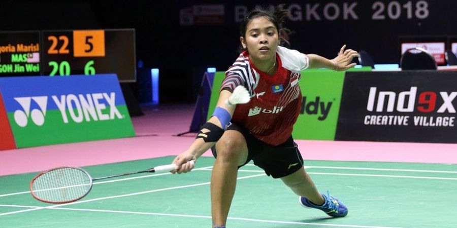 Piala Uber 2018 - Atasi Gao Fangjie, Gregoria Mariska Ubah Skor Jadi 1-2