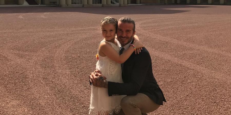 Potong Rambut Princess, Begini Ekspresi David Beckham ketika Mengingkari Sumpahnya Sendiri