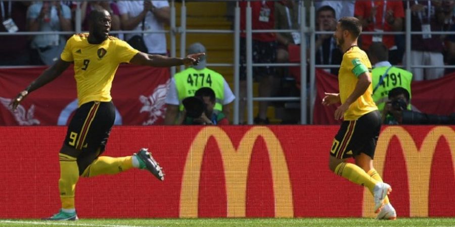 Hasil Belgia Vs Tunisia - Lukaku dan Hazard Menggila, 7 Gol Tercipta