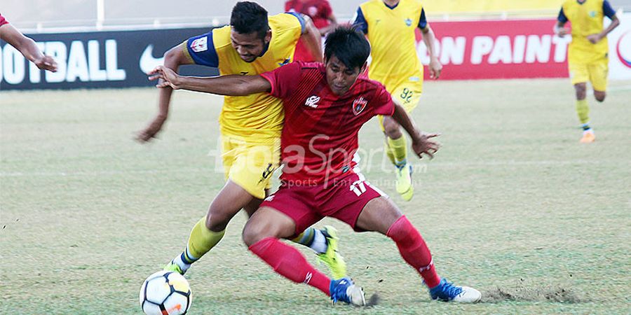 Tren Positif Laga Tandang Blitar United Terhenti di Gresik