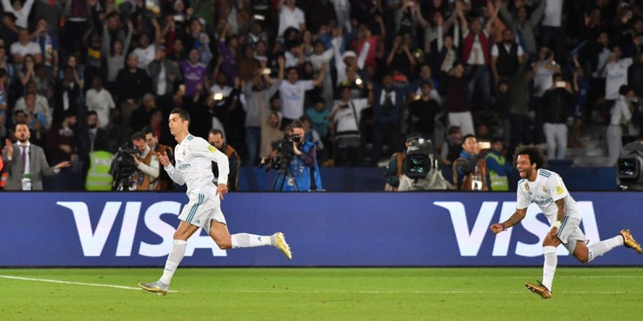 Gol Tendangan Bebas Cristiano Ronaldo Antar Real Madrid Jadi Juara Dunia