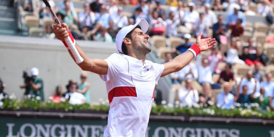 French Open 2018 - Lolos dengan Susah Payah, Novak Djokovic Beri Pesan Mengharukan