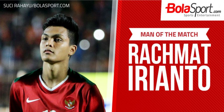 Man of the Match Timnas U-19 Indonesia Vs Thailand - Rachmat Irianto, Karang di Barisan Pertahanan