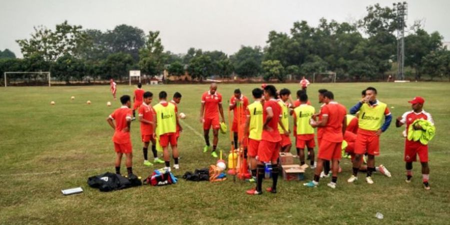 Latihan Perdana Reinaldo bersama Persija