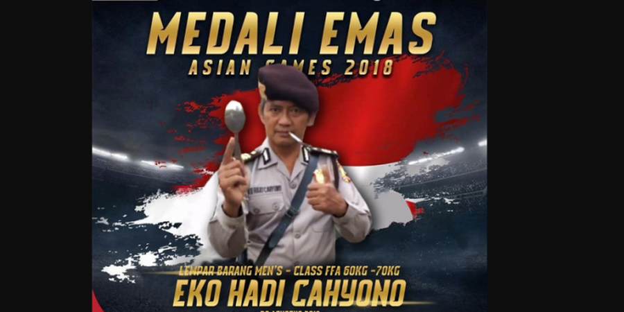 Kumpulan Editan Kocak Peraih Medali Emas Asian Games 2018 Versi Netizen