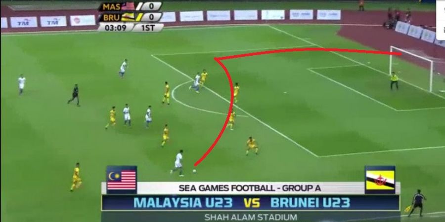 VIDEO - Wow, Gol Indah Pemain Malaysia Ini Bisa Jadi Gol Terbaik di SEA Games 2017