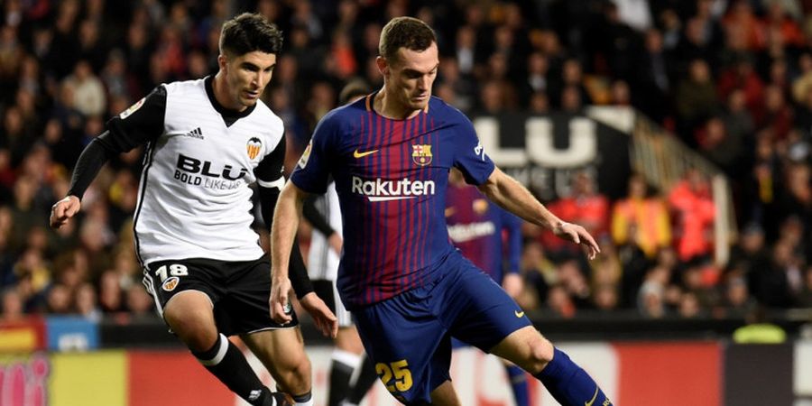 Susunan Pemain Valencia Vs Barcelona - Thomas Vermaelen Kembali Jadi Starter