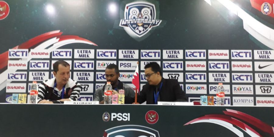 Pelatih Timnas Bahrain Kaget dengan Stadion Pakansari