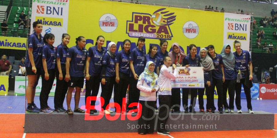 Gagal Juara Proliga 2018, Bandung Bank BJB Pakuan Malah Bersyukur