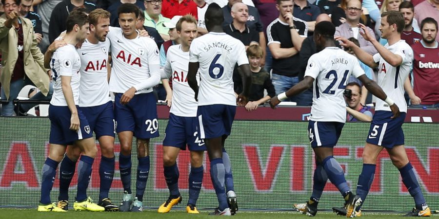 Sempat Kesulitan di Awal Laga, Dua Gol Kane Bawa Tottenham Ungguli West Ham di Babak I