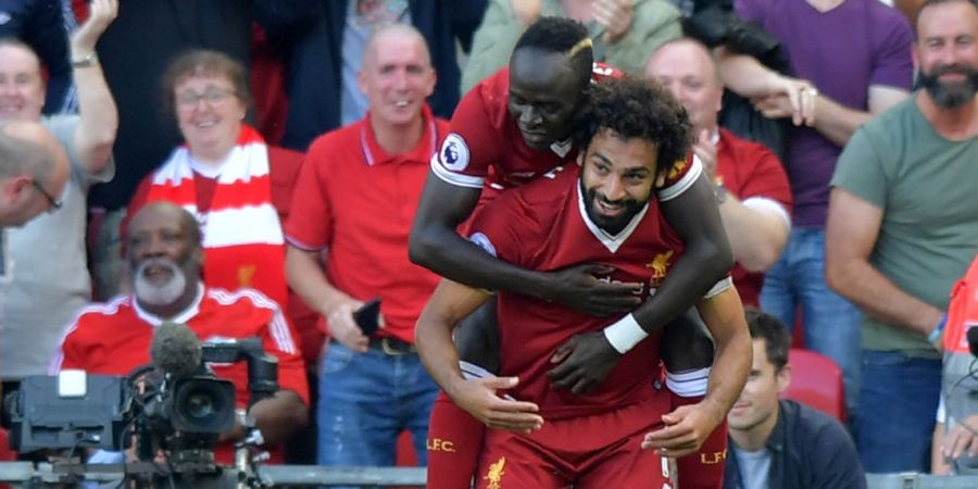 Liverpool Vs Manchester City - Kehebatan Mohamed Salah Satu Garis di Bawah Dua Legenda Ini