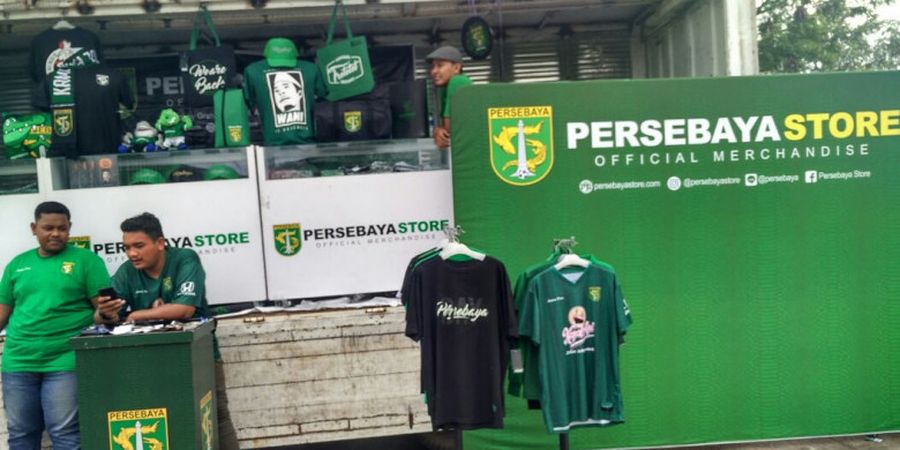 Keren, Ini Penampakan Toko Resmi Persebaya di Stadion Gelora Bandung Lautan Api