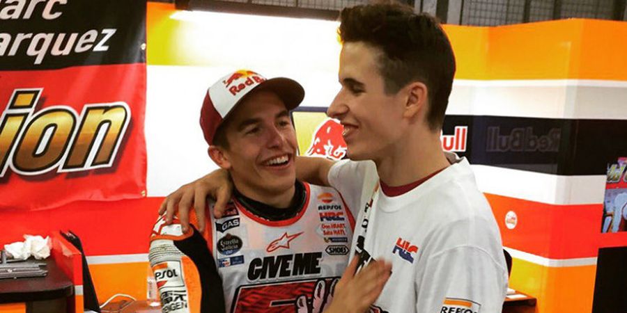 Sayang Adik, Marc Marquez Setia Dampingi Alex Marquez Saat Jajal Motor MotoGP di Sirkuit Jerez