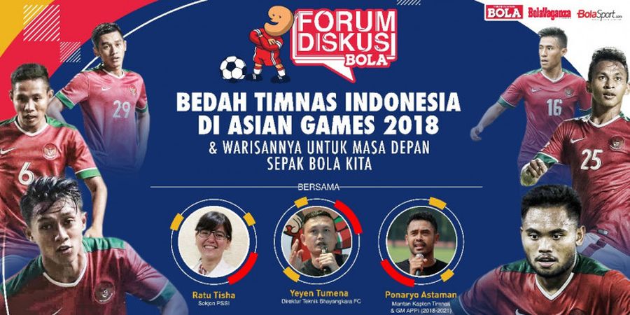 Tabloid BOLA dan BolaSport Gelar Diskusi Timnas Indonesia Jelang Asian Games 2018