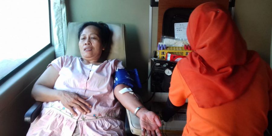 Aksi Donor Darah di Pit-pitan Haornas 2018