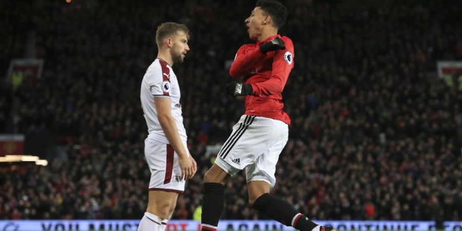 Manchester United Vs Burnley - Jesse Lingard Selamatkan Muka Setan Merah