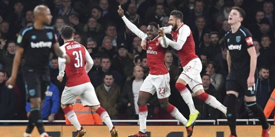 Arsenal Vs West Ham United - Kemenangan Tipis Antar The Gunners ke Semifinal Piala Liga Inggris