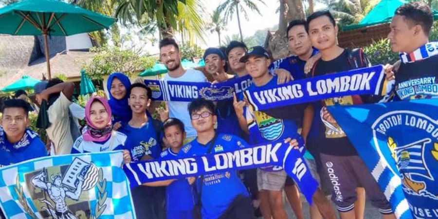 Begini Senangnya Jonathan Bauman Disambangi Viking Lombok 